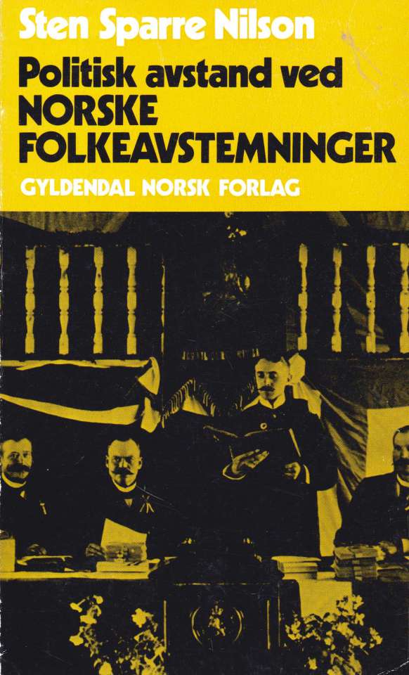 Politisk avstand ved norske folkeavstemninger.