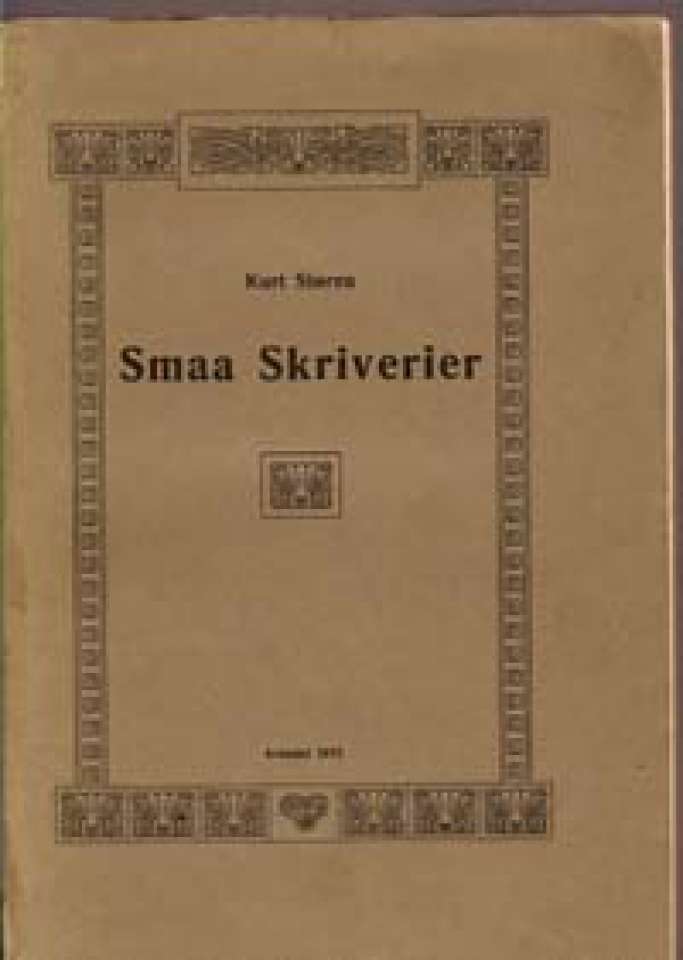 Smaa skriverier