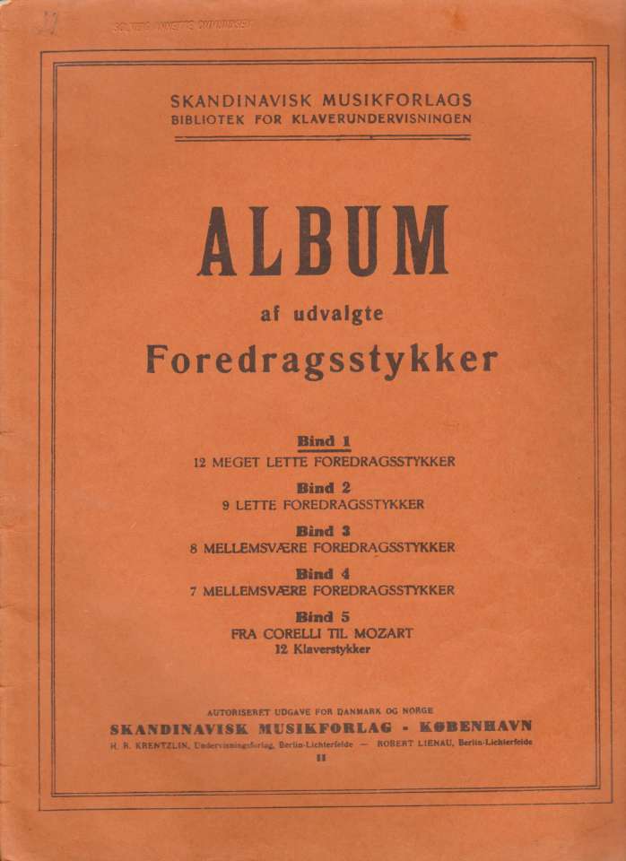 Album af udvalgte Foredragsstykker