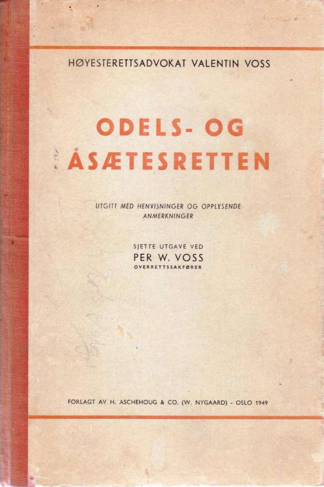 Odels- og åsætesretten 