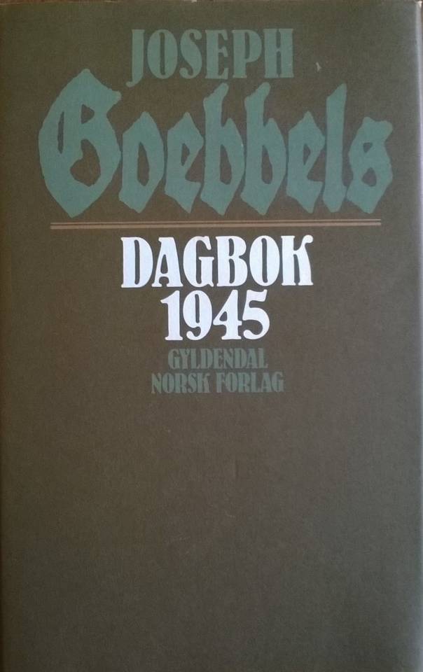 Dagbok 1945 de siste nedtegnelser