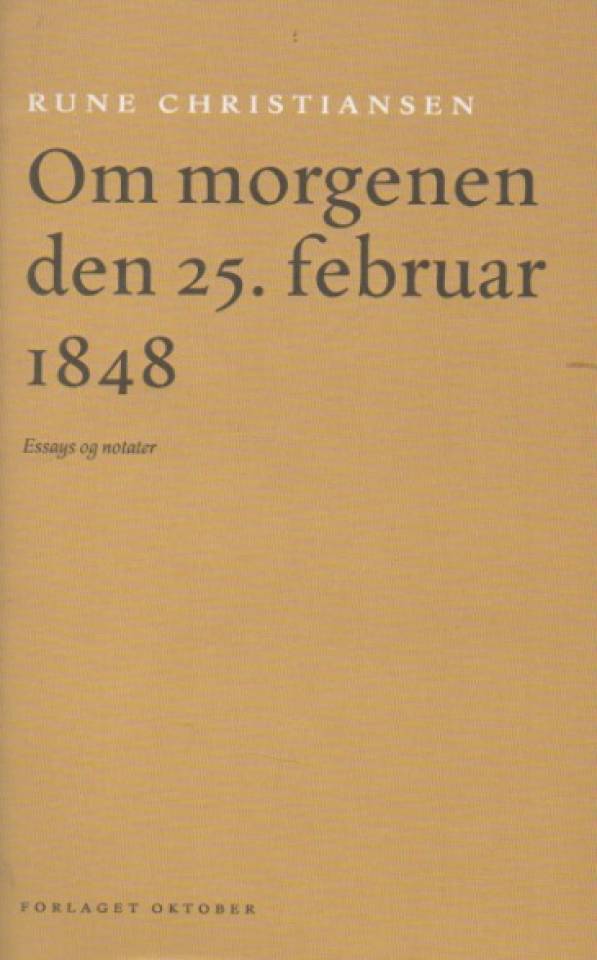 Om morgenen den 25. februar 1848